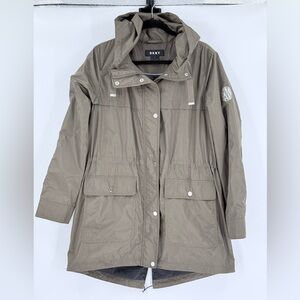 DKNY Lightweight Hooded‎ Jacket L